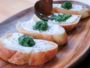 Bruschetta au pesto