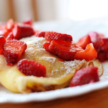 Crêpes au beurre noisette