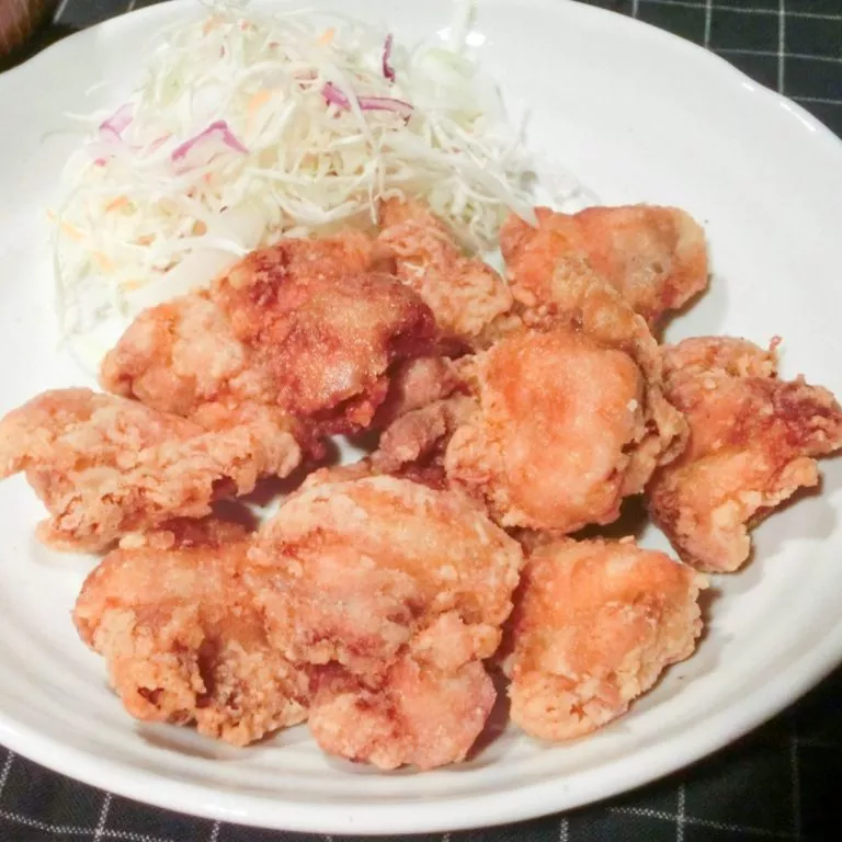 Poulet frit karaage à la sauce soja