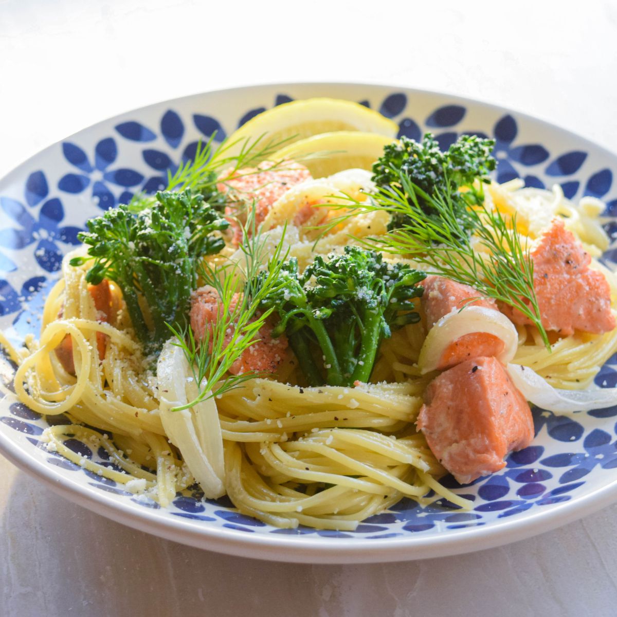 Pâtes au saumon, à la crème et au citron Patati Patate