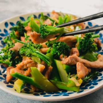 Sauté de porc au brocoli et à la sauce soja