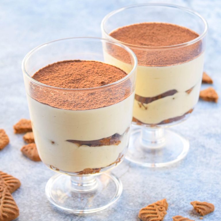 Tiramisu spéculoos facile et léger au café
