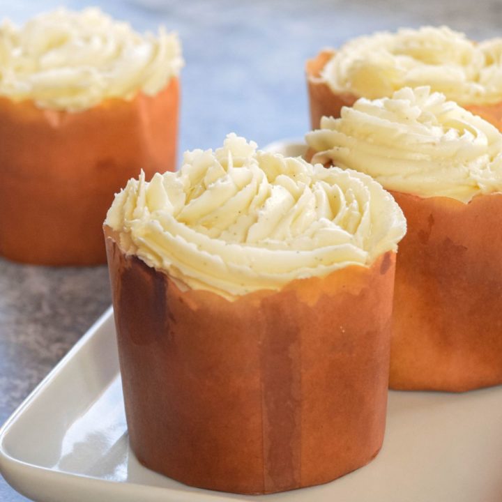 Cupcakes à la vanille