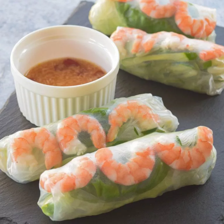 Rouleaux de printemps aux crevettes maison faciles et healthy