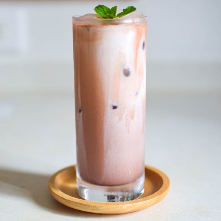 Chocolat au lait glacé maison