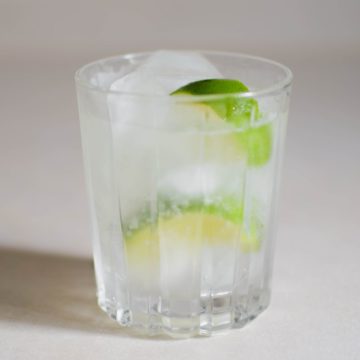 Gin tonic au citron vert