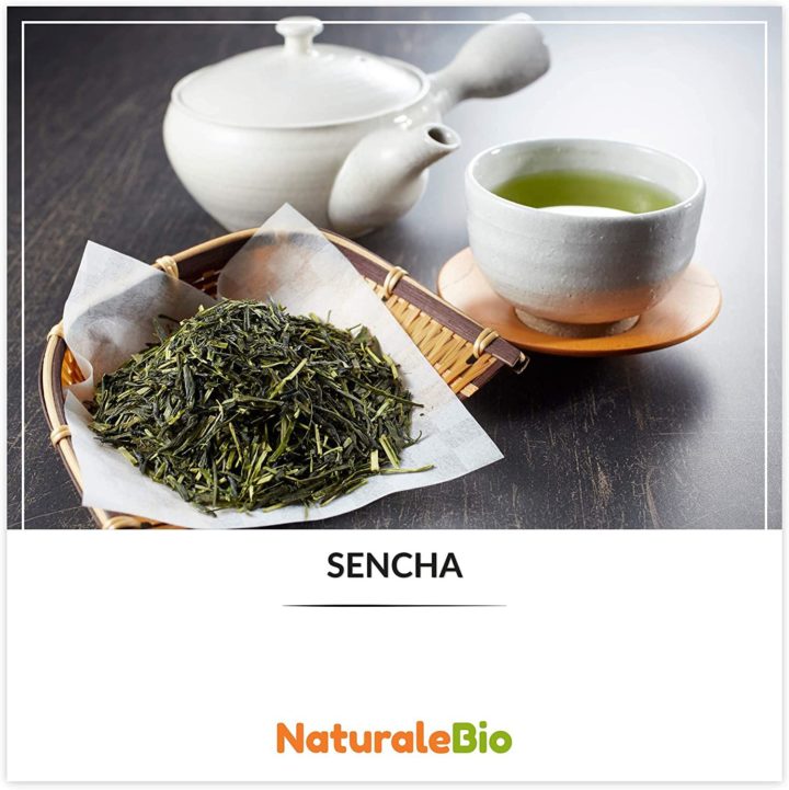 NaturaleBio the vert Sencha couleur NaturaleBio thé vert Sencha couleur