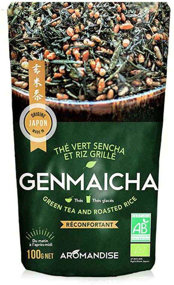 the vert et riz genmaicha Aromandise the vert et riz genmaicha Aromandise