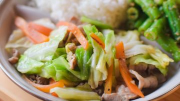 Recette Wok de porc aux légumes à la japonaise