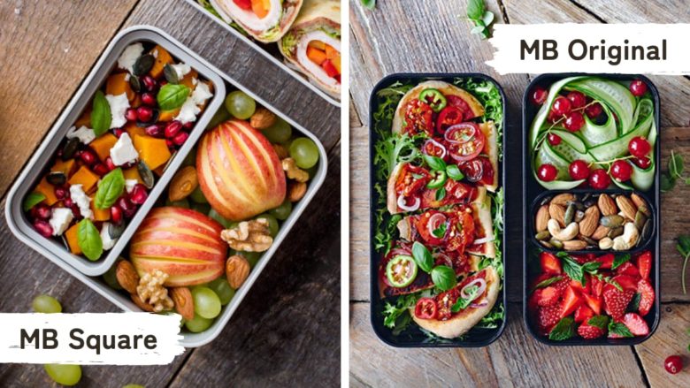 Comparaison entre la lunch box MB Square et MB Original Comparaison entre la lunch box MB Square et MB Original